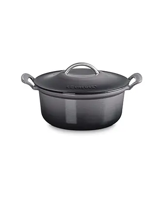 LE CREUSET | Bräter rund MODERN HERITAGE 26cm 4,6l Kirschrot | grau